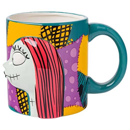 Nightmare Before Christmas 2 pc Sculpted Mugs (no retail box