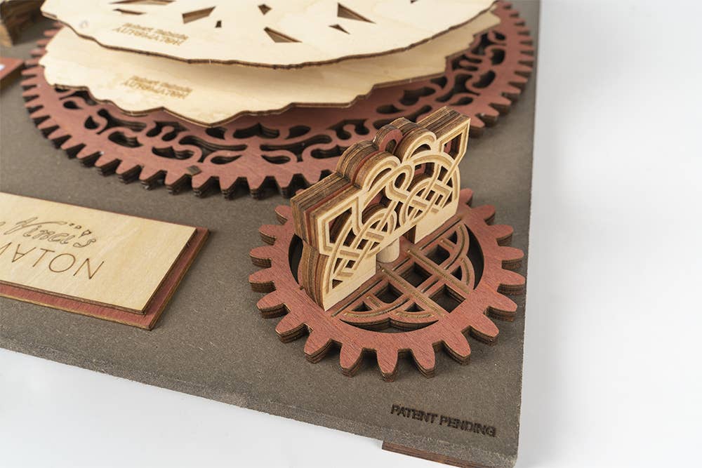 Wooden DIY Puzzles DA Vinci's Drawing Machine Models