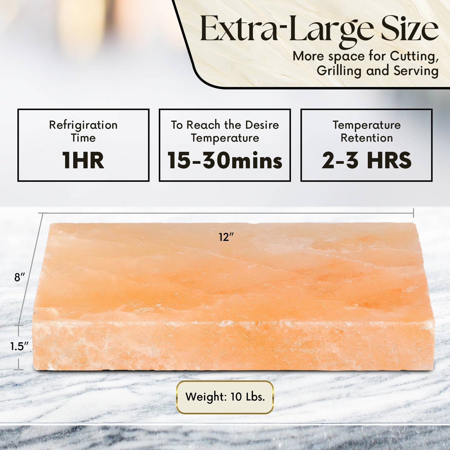 Natural Himalayan Rock Salt Block Cooking Plate