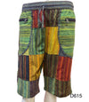 Cotton Multi Patch Cut Zip Pocket Short D615
