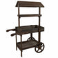 Country Market Flower Stand Raised Garden Bed - Charred Fir