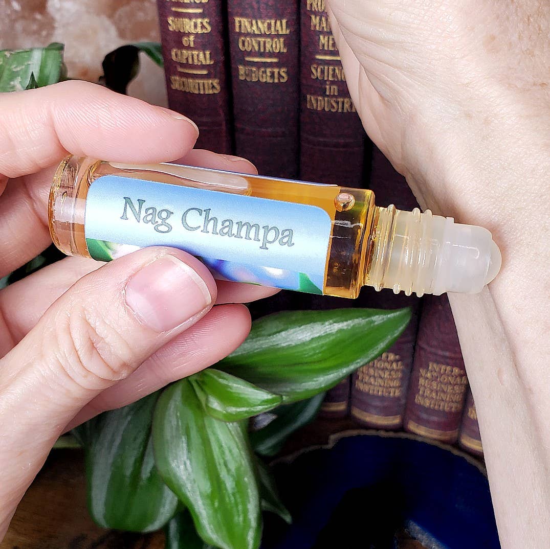 Authentic Nag Champa Perfume Oil Incense Inspired Unisex Sandalwood Plumeria