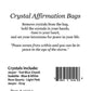 Peace Crystal Healing Bag