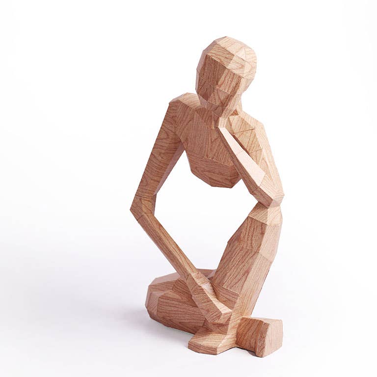 Sculpture 3D Paperart Origami Model, PaperCraft Kit