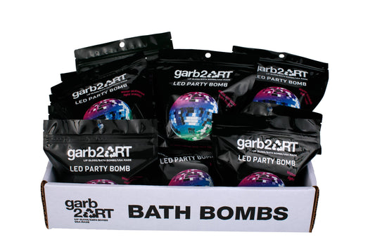 LED Party Bath Bombs 36 CT Display - 2022