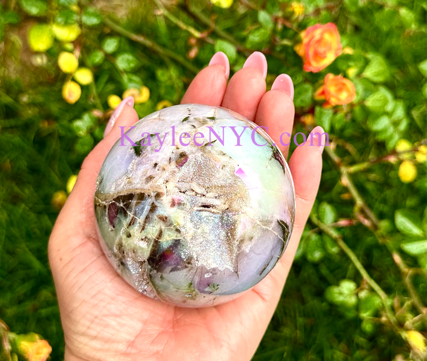 5-7 Pcs Aura Sphalerite Sphere Crystal Ball healing energy 