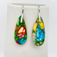 Colored Emperor Stone Geometric Agate Chakra Earrings Copper Nickel Free Lead Free Stylish Dainty Jewelry Gift For Her