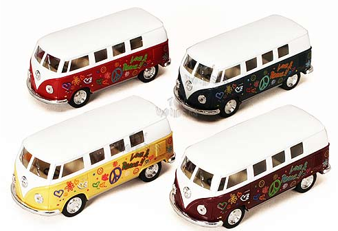 1962 Volkswagen Classic Hippie Bus with Decals