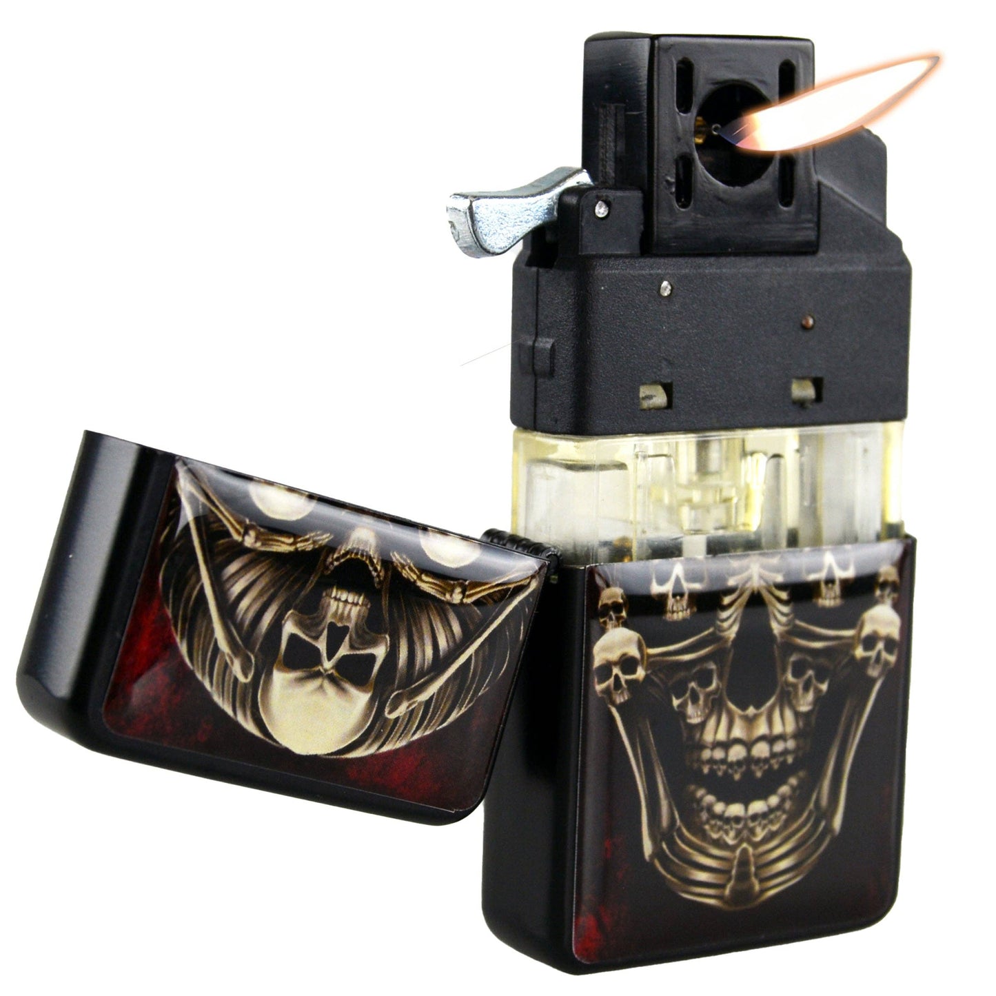 Smokezilla Flip Top Pipe Lighter Assortment- 12/Pack
