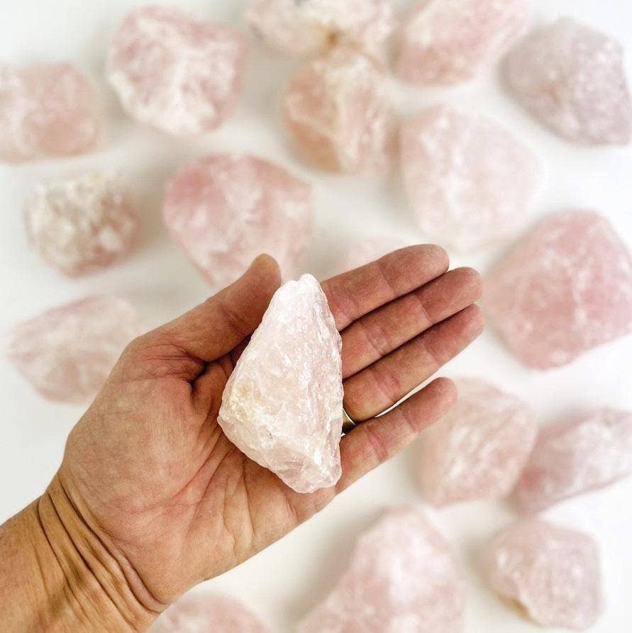 Chakra Rough Stone Crystal Set of 7 - Boxed Collection with natural healing stones for energy balance and beauty.