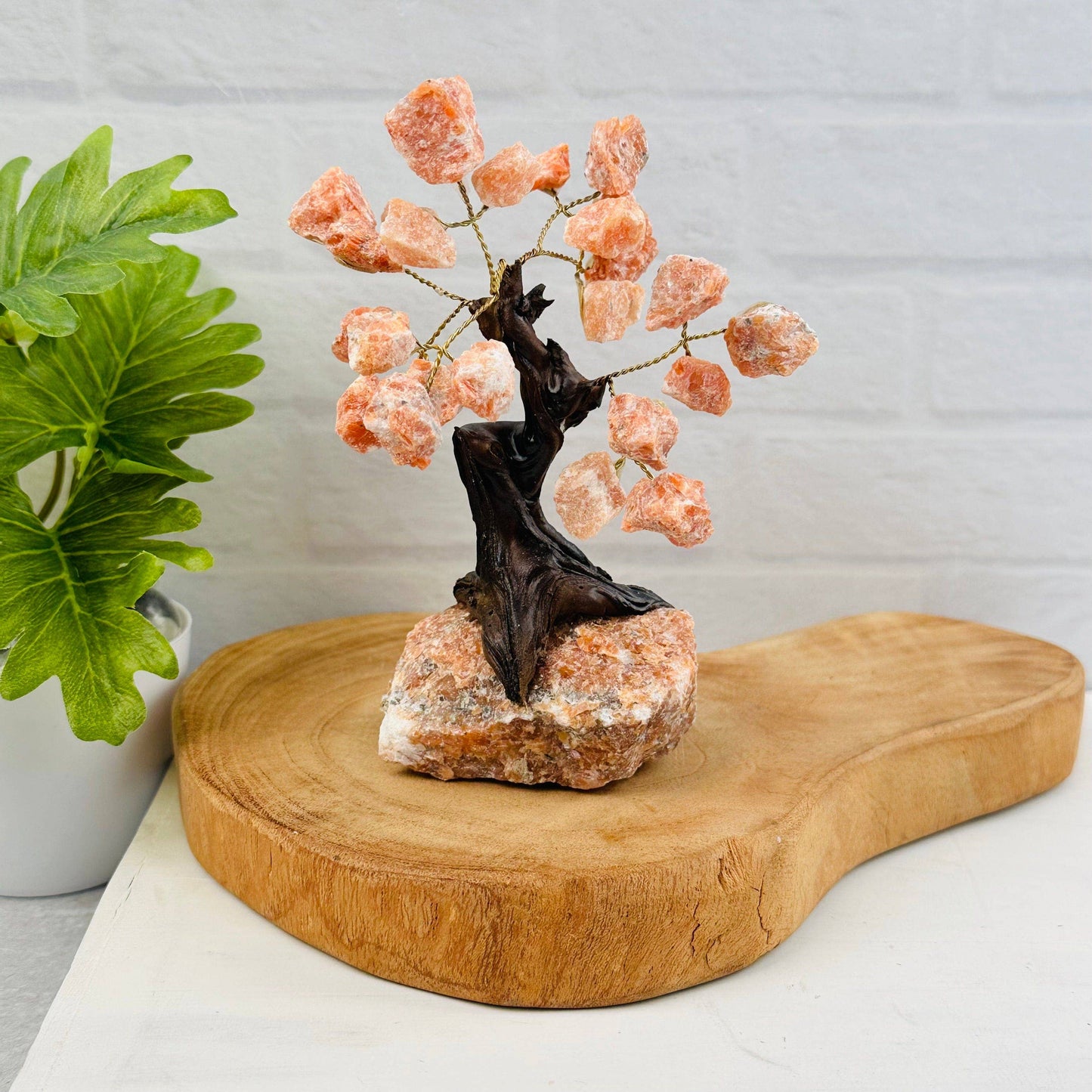 Crystal Trees - Gemstone Crystal Trees with Crystal Stone B, beautifully crafted for enchanting home decor and blessings.