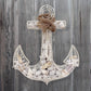 Whitewashed Coastal Scented Potpourri Anchor Wire Decor