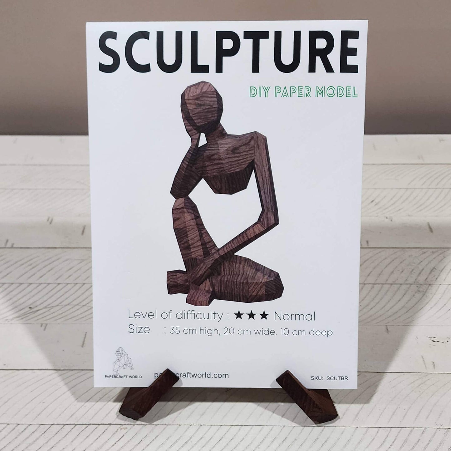Sculpture 3D Paperart Origami Model, PaperCraft Kit