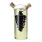 Napa Hand-Blown Glass 2-in-1 Oil & Vinegar Cruet w/ Corks -