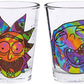 Rick and Morty 4pc Mini Glass Set