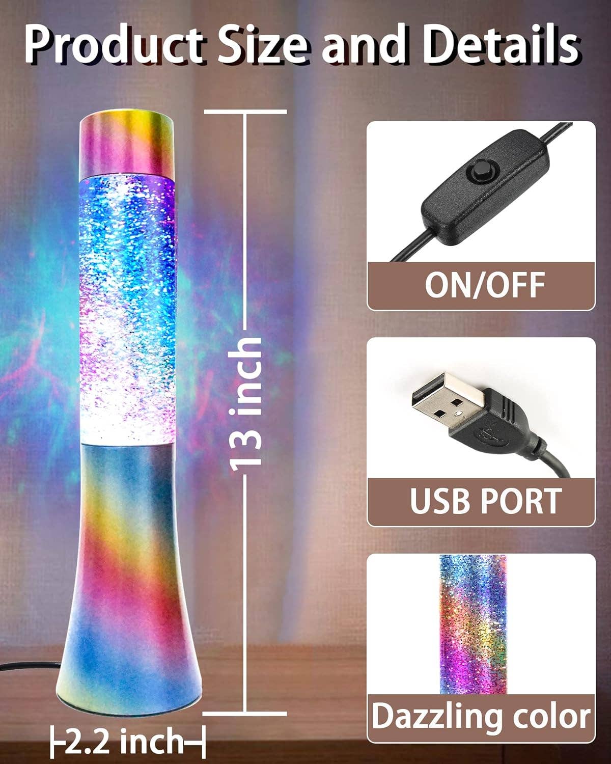 Lava Lamps- Original Retro Mood Lighting- 4907