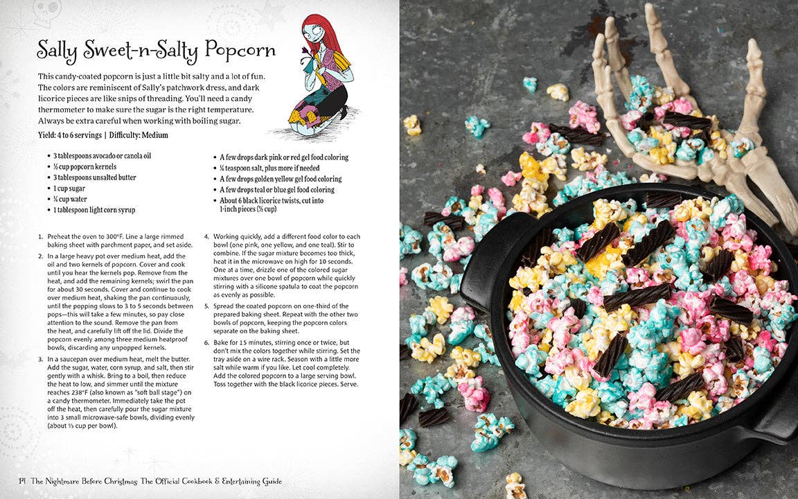 The Nightmare Before Christmas Official Cookbook Entertaining Guide