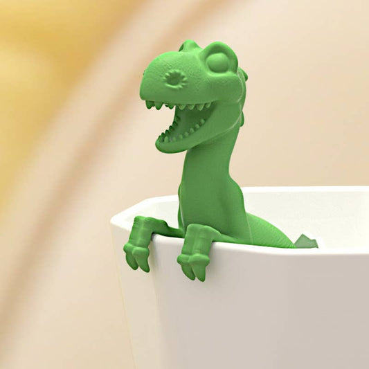 Dinosaur baby tea leak silicone