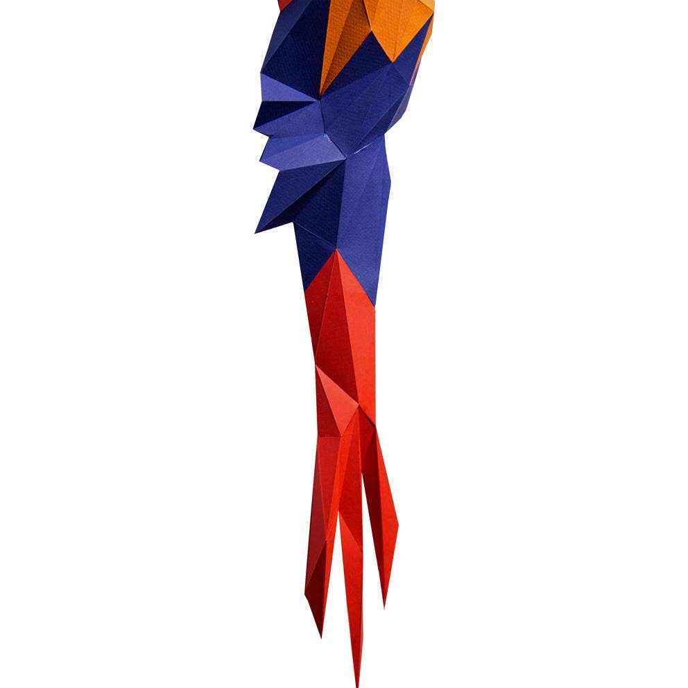 Macaw 3D PaperCraft Origami Wall Art