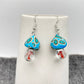Multi Style Polymer Clay and Glass Mushroom Earrings