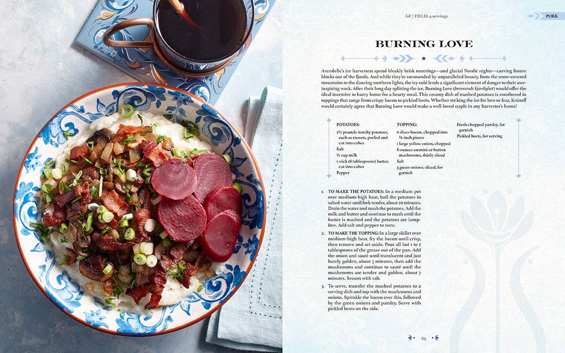 Disney Frozen Official Cookbook With Scandinavian Arendelle Recipes