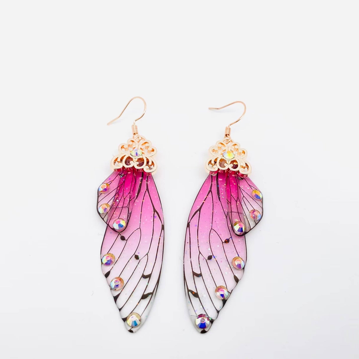 Handmade Fairy Wings Earrings