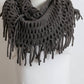 Tassel Fringe Knit Infinity Scarf – Cozy & Stylish 🧣