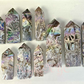 Angel Aura Druzy Sphalerite Obelisk Tower Point