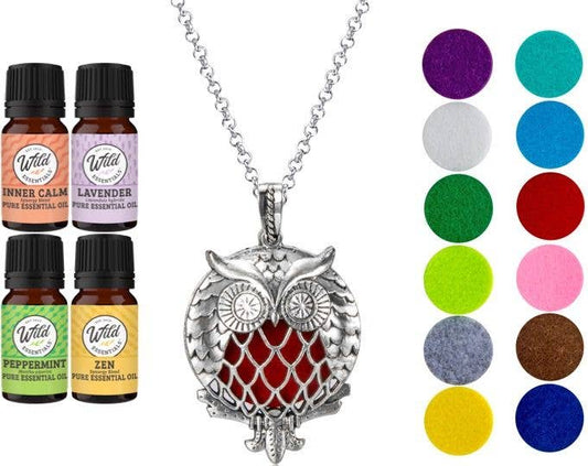 Owl of Athena With 4 Oils