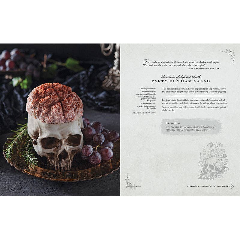 A Ravenous Feast Edgar Allan Poe Macabre Cookbook And Gothic Hosting Guide