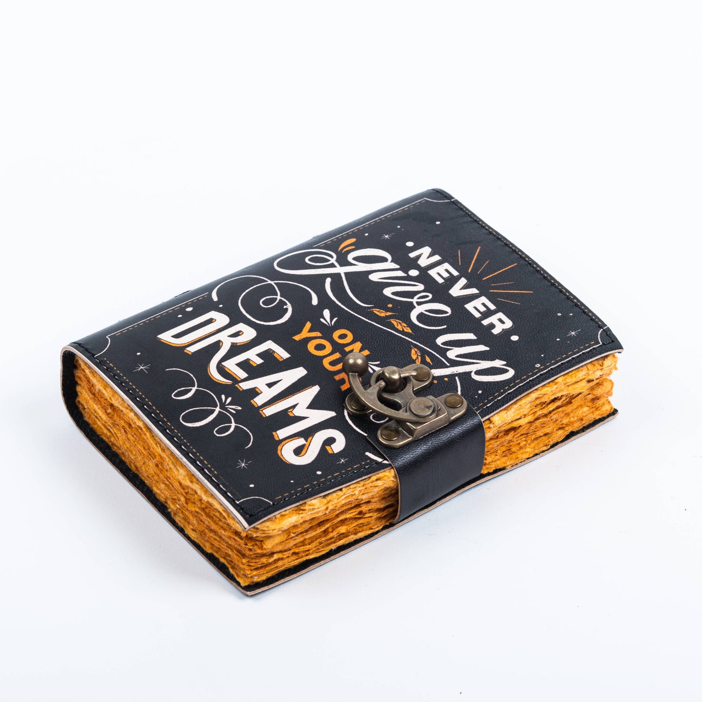 Leather Travel Journal With Quotes Notebook For Adventurers