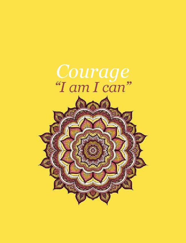 Courage Crystal Healing Bag