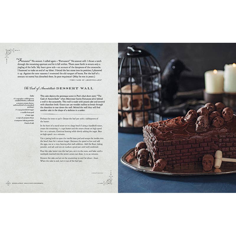 A Ravenous Feast Edgar Allan Poe Macabre Cookbook And Gothic Hosting Guide