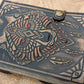 Wolf Embossed Leather Journal with 200 Handmade Pages