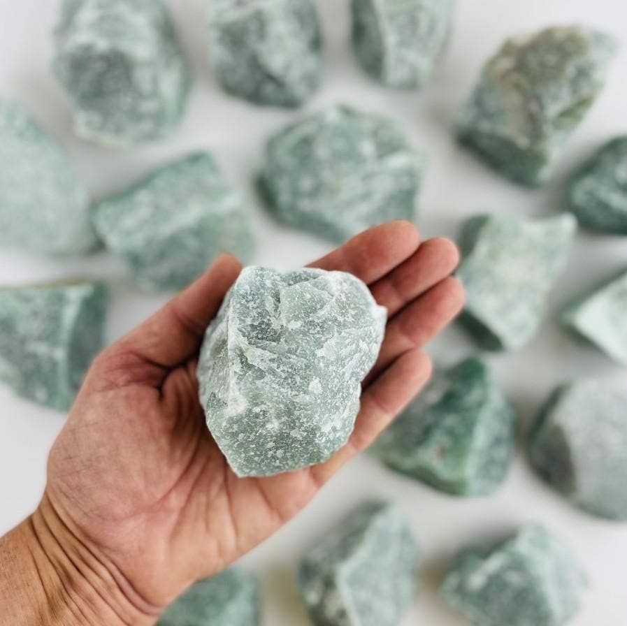 Chakra Rough Stone Crystal Set of 7 - Boxed Collection showcases natural healing stones for chakra balance.
