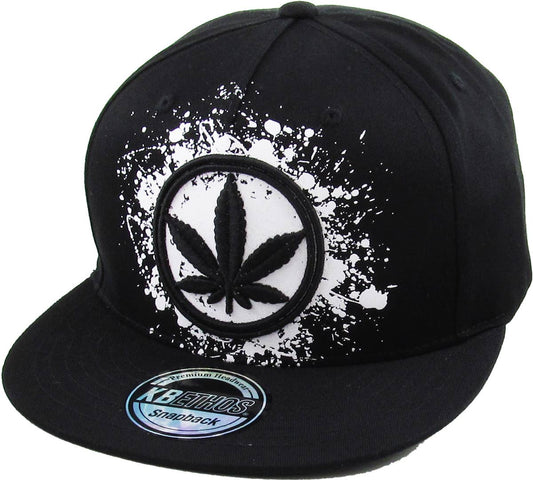 MARIJUANA LEAF SNAPBACK