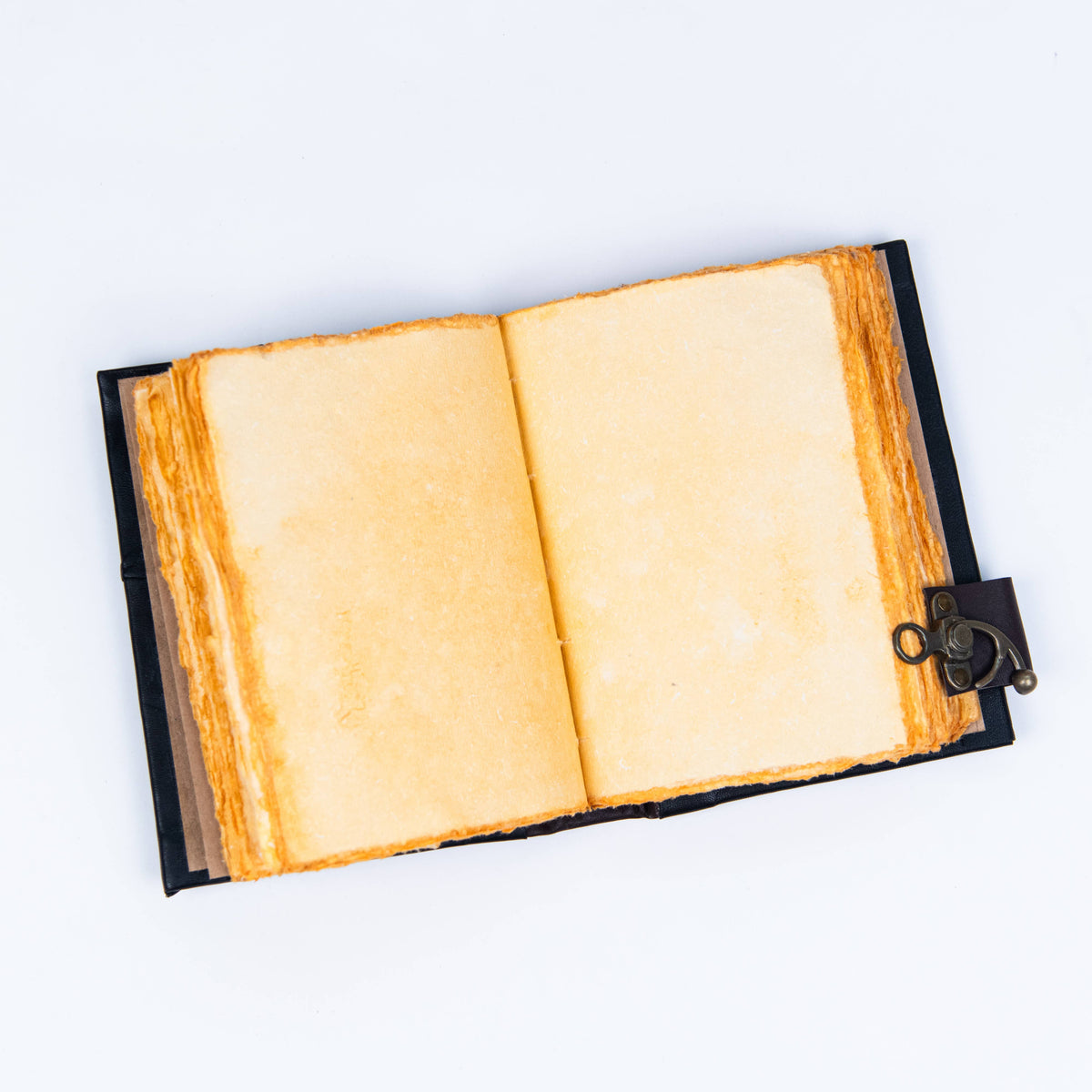 Handcrafted Leather Journal Notebook With Book Lover Print Quote Gift For Writers