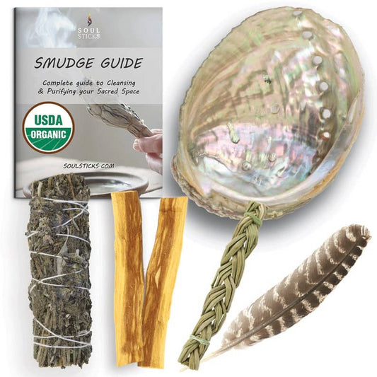 Soul Sticks - Smudging Starter Kit w/ Guide: Lavender Sage