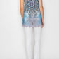 Soft Relaxed Tank With Delicate Floral Laced Hem NAVY