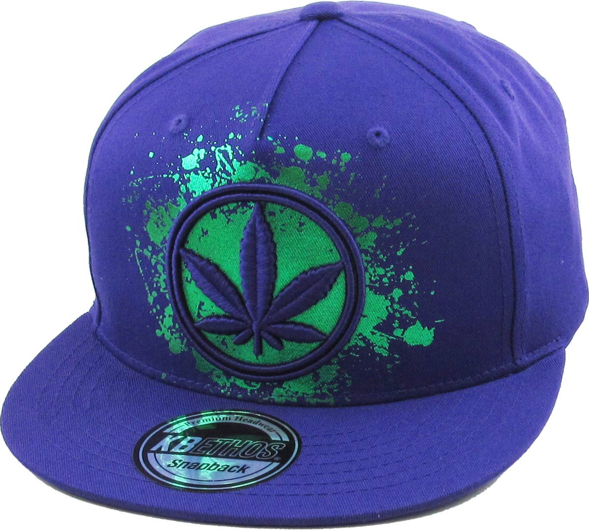 MARIJUANA LEAF SNAPBACK