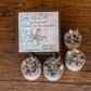 Sea Witch Tealight Crystal Candles, Ritual Candles