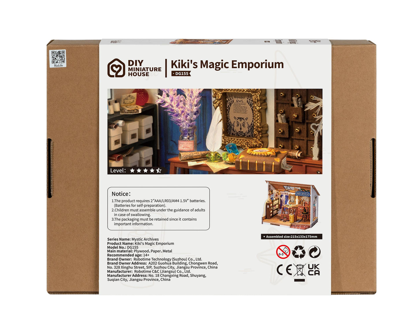 Kiki's Magic Emporium DIY Miniature house Wooden