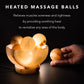 UMAID Onyx Stone Lamp Bowl with 6 Onyx Marble Massage Balls