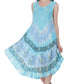 Paisley Block Print Tie Dye Beach Dress