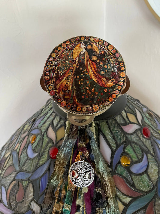 Practical Magic Goddess Tambourine Wall Hanging,