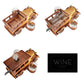 Old Fashioned Car Whiskey Decanter Set With Two Tumbler Glasses Large 750 Ml Capacity Limited Edition For Bar