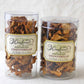 Dried Chanterelle Mushrooms in clear containers, showcasing their rich, earthy flavor from Oregon's lush forests.