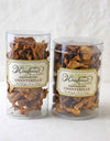 Dried Chanterelle Mushrooms in clear containers, showcasing their rich, earthy flavor from Oregon's lush forests.