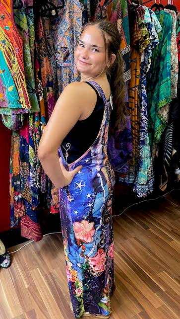 Trippy Multi Design Romper for Vibrant Comfort and Playful Style