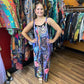 Trippy Multi Design Romper for Vibrant Comfort and Playful Style
